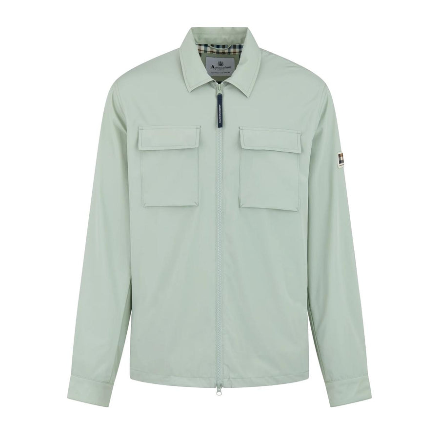 Aquascutum Active Shell SP Sage Green Overshirt