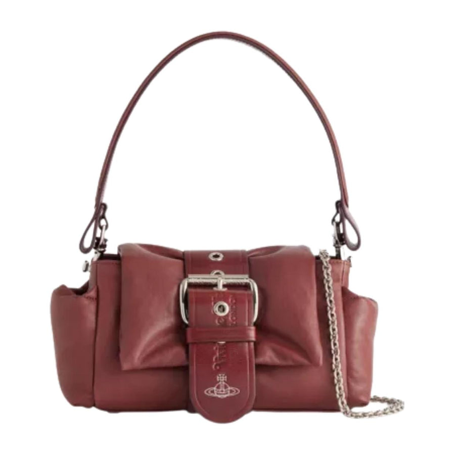 Vivienne Westwood Hazel Treasure Chestnut Leather Handbag