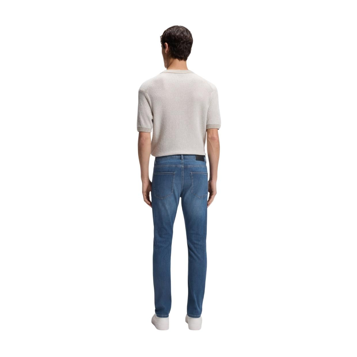 BOSS Delaware Soft Motion Slim Fit Blue Denim Jeans