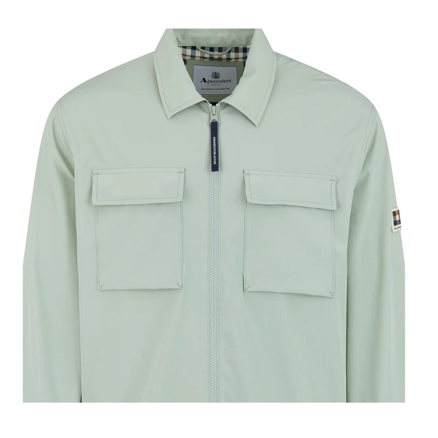 Aquascutum Active Shell SP Sage Green Overshirt