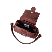 Vivienne Westwood Hazel Treasure Chestnut Leather Handbag