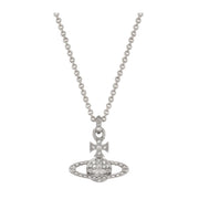Vivienne Westwood Rhodium Crystal Mayfair Bas Relief Pendent