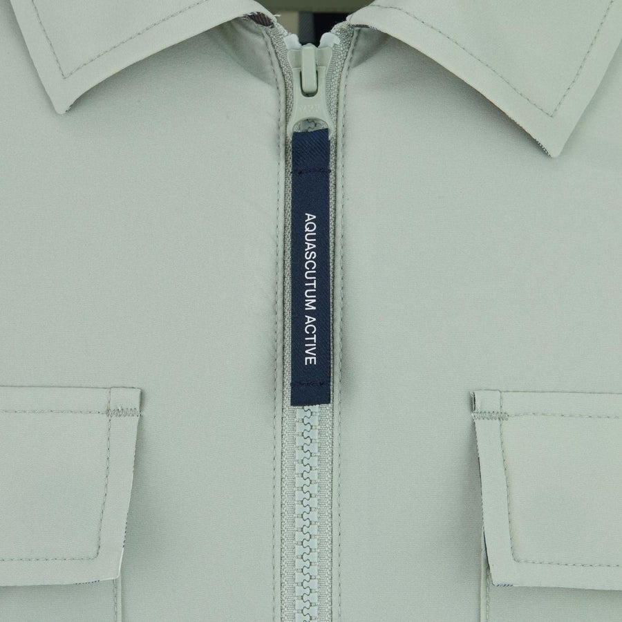 Aquascutum Active Shell SP Sage Green Overshirt