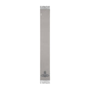 Vivienne Westwood Reversible Logo Soft Wool Mineral Grey Scarf