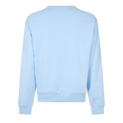 Moschino Underwear Logo Tape Light Blue Sweatshirt
