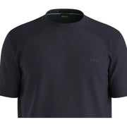 BOSS Regular Fit Navy Momentum Lite Knit T-Shirt