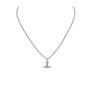Vivienne Westwood Platinum New Petite Orb Pendent
