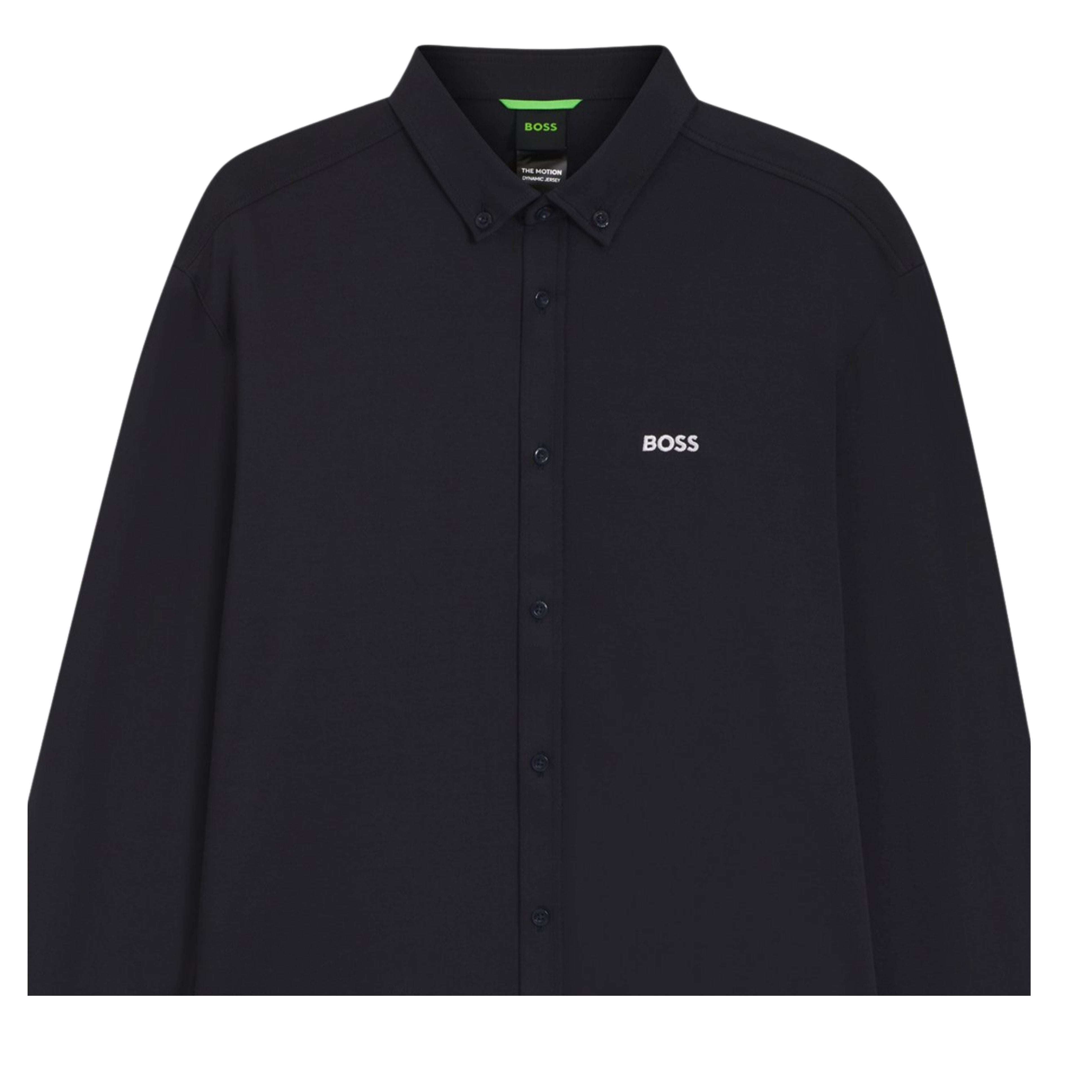 BOSS Embroidered Logo Motion Regular Fit Dark Blue Shirt