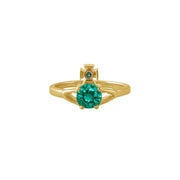 Vivienne Westwood Gold-Tone Turquoise Reina Petite Ring