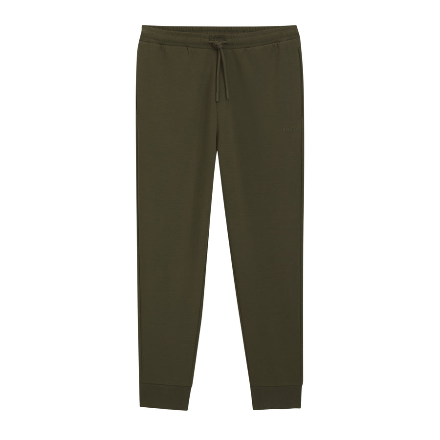 BOSS Hadiko Green Olive Jersey Tracksuit Bottoms