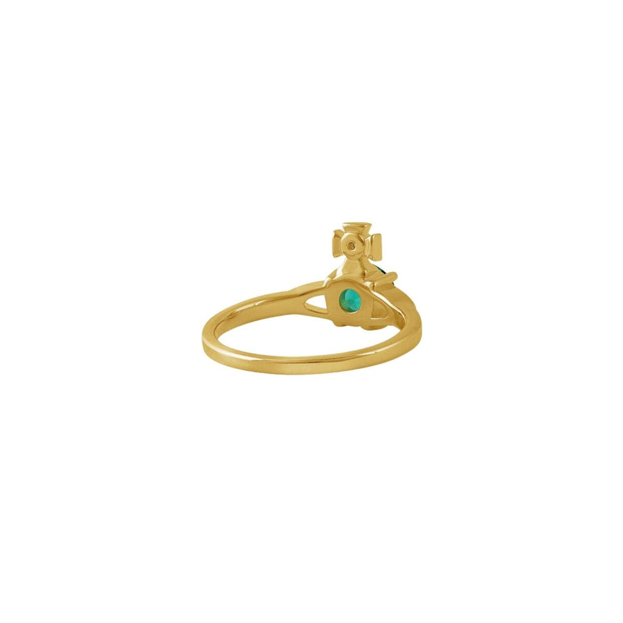 Vivienne Westwood Gold-Tone Turquoise Reina Petite Ring