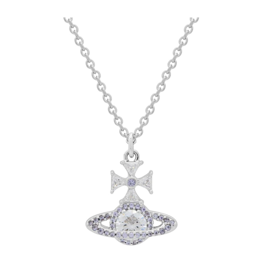 Vivienne Westwood Platinum Light Lavender Mila Pendant