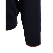 Paul Smith Contrast Stripe Blue Zip Up Cardigan