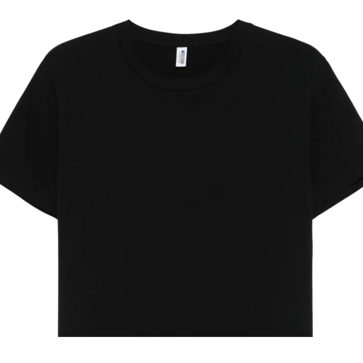 Moschino Underwear Teddy Bear Black T-Shirt