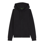 BOSS Saggy Black Stretch Cotton Zip Hoodie