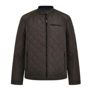 Replay Quilted Dark Olive Jacket