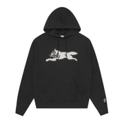 ICECREAM Polka Dot Running Dog Black Hoodie