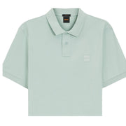 BOSS Logo Patch Slim Fit Passenger Light Green Polo Shirt