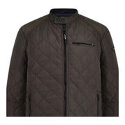 Replay Quilted Dark Olive Jacket