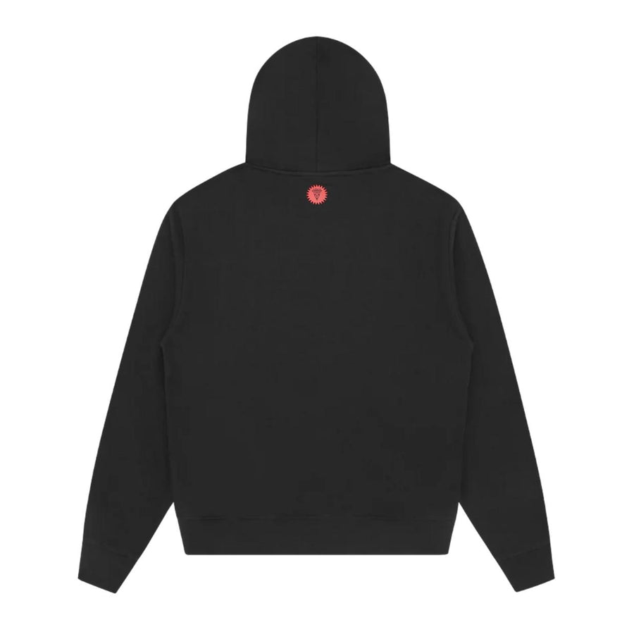 ICECREAM Polka Dot Running Dog Black Hoodie