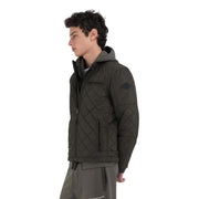 Replay Quilted Dark Olive Jacket