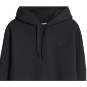 Replay Printed Iconic Logo Black Cotton Blend Hoodie
