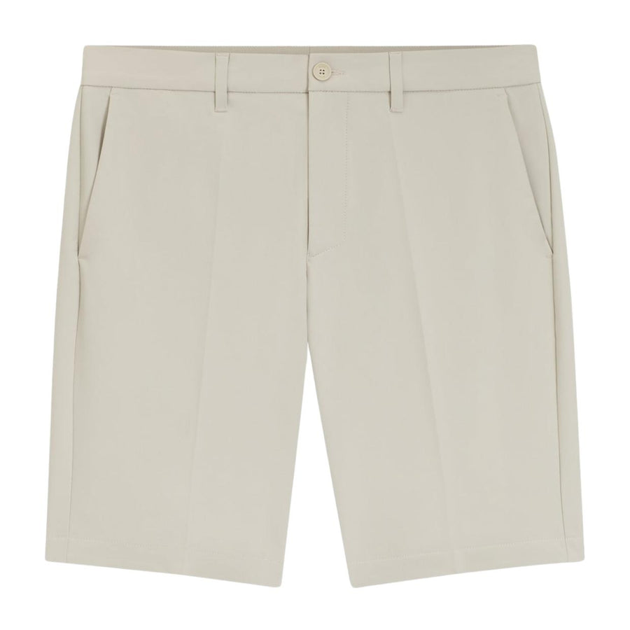 BOSS Slim Fit Stretch Fabric Commuter Light Beige Shorts