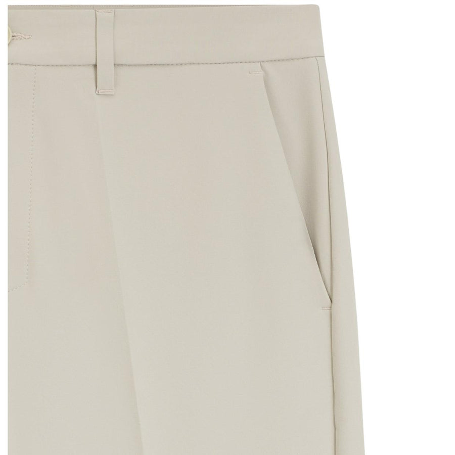 BOSS Slim Fit Stretch Fabric Commuter Light Beige Shorts