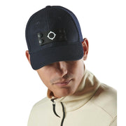 MA.STRUM Logo Badge Ink Navy Wool Cap