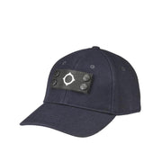 MA.STRUM Logo Badge Ink Navy Wool Cap