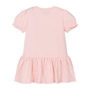 Moschino Baby Pink Teddy Bear Motif Dress