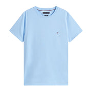 Tommy Hilfiger Embordered Logo Slim Fit Vessel Blue T-Shirt