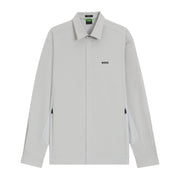 BOSS Relaxed Fit Urban Tech Light Grey Overshirts