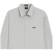 BOSS Relaxed Fit Urban Tech Light Grey Overshirts