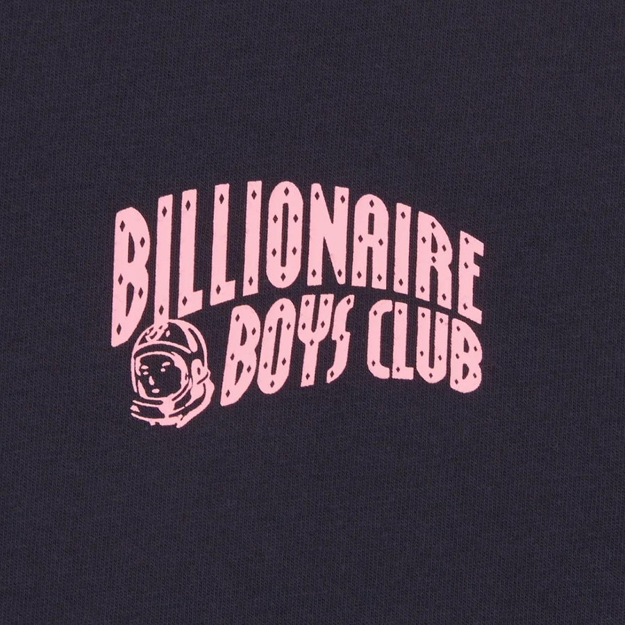 Billionaire Boys Club Small Arch Logo Navy/Pink T-Shirt