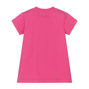 Moschino Baby Pink Teddy Bear Logo Dress