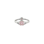 Vivienne Westwood Platinum Champagne Reina Petite Ring