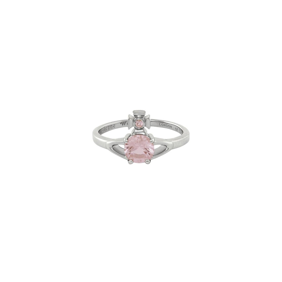 Vivienne Westwood Platinum Champagne Reina Petite Ring