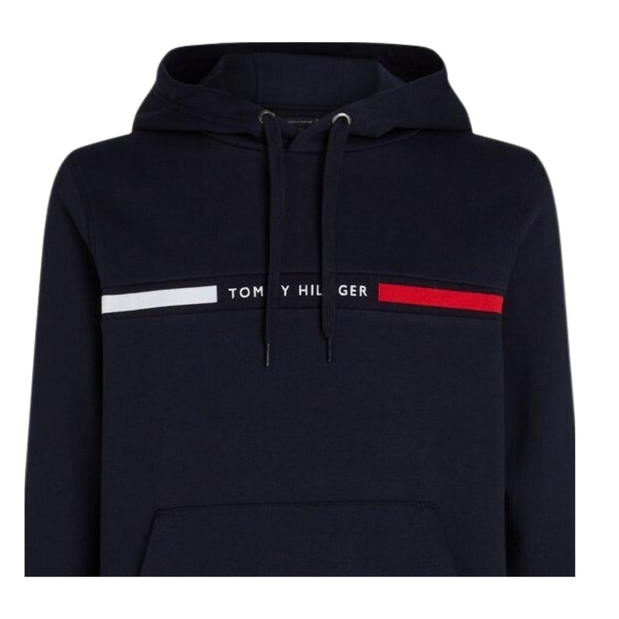 Tommy Hilfiger Logo Insert Desert Sky Navy Hoodie