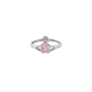 Vivienne Westwood Platinum Champagne Reina Petite Ring