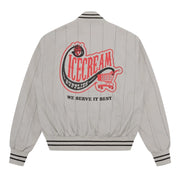ICECREAM Convenience Store Lightweight Grey Bomber Jacket
