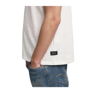 Replay Printed Logo Natural White T-Shirt