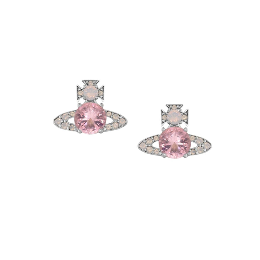 Vivienne Westwood  Platinum Milky Pink Ismene Earrings