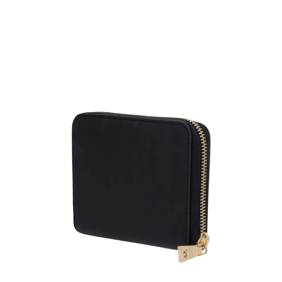 Love Moschino Logo Plaque Black Wallet