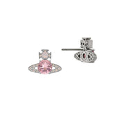 Vivienne Westwood  Platinum Milky Pink Ismene Earrings