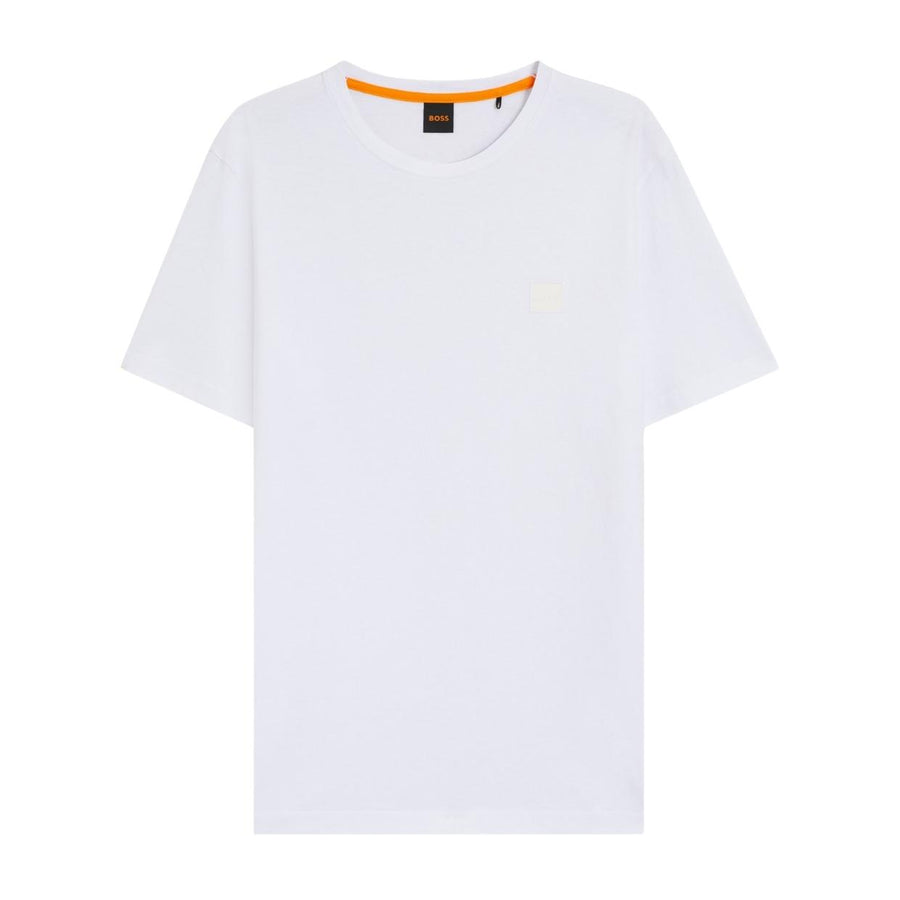 BOSS Logo Patch Tales White T-Shirt