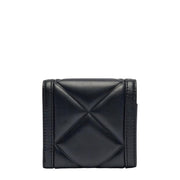 Love Moschino Gold-Tone Logo Black Quilted Wallet