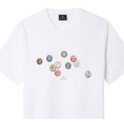 Paul Smith Print Bottle Tops White T-Shirt