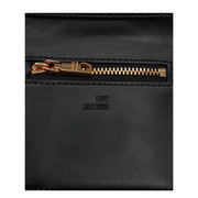 Love Moschino Gold-Tone Logo Black Quilted Wallet