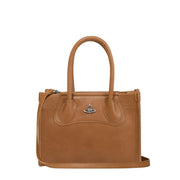 Vivienne Westwood Honey-Dark Sliver Troy Small Tote Bag